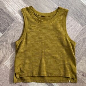 Lululemon Athletica Mustard Tank Top